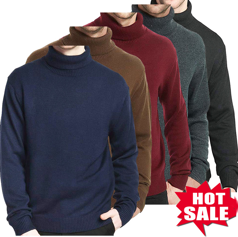 Wholesale Custom Fashion Design Mens Woolen Casual Turtleneck Sweater Knitted Oversized Turtle Neck Merino Wool Sweater for Men Wholesale Custom Fashion Design Mens Woolen Casual Turtleneck Sweater Knitted Oversized Turtle Neck Merino Wool Sweater for Men