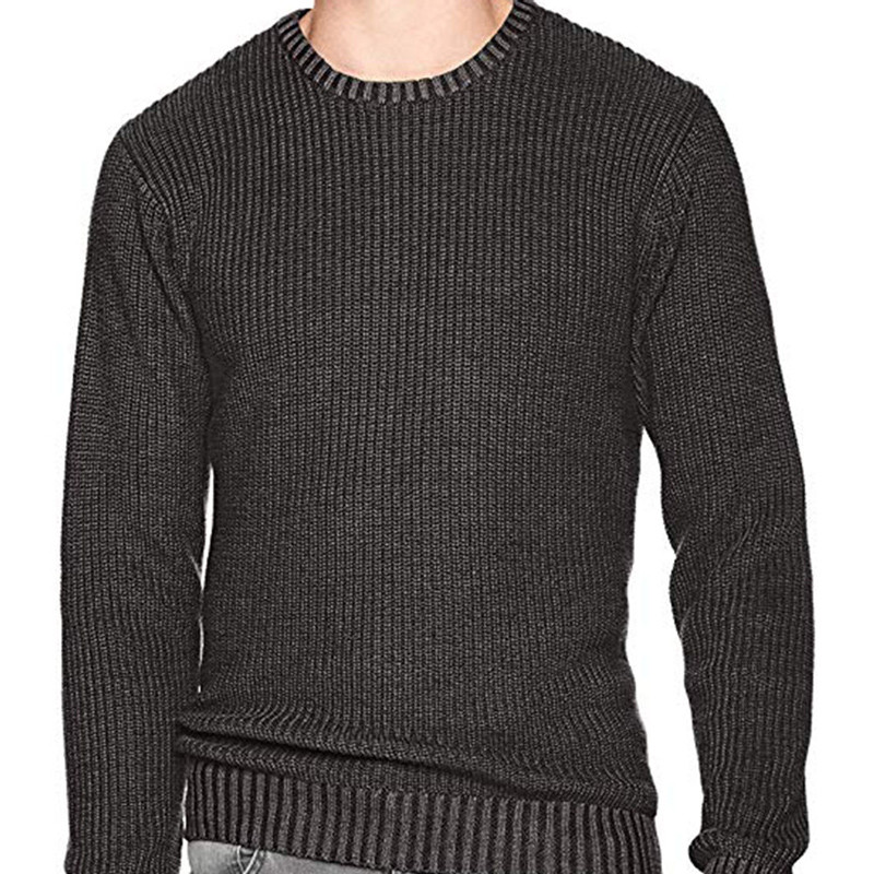 Men O neck sweater knit mens cotton sweater mens slim fit sweater