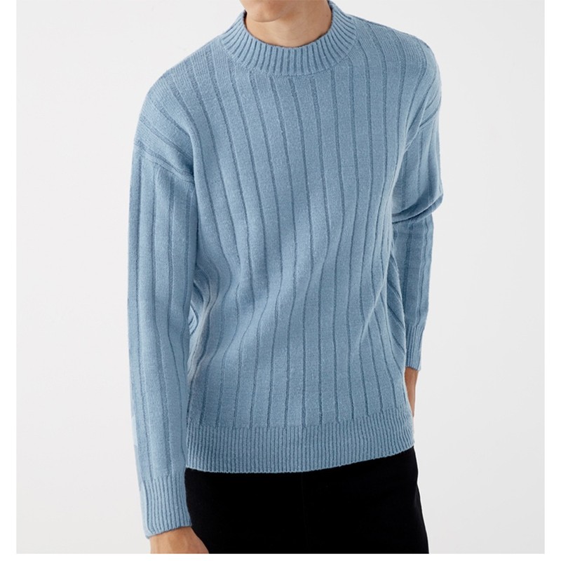 Winter/Autumn basic crew neck pullover knit men's sweaters Winter/Autumn basic crew neck pullover knit men's sweaters