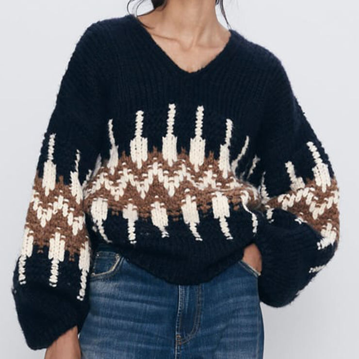 2024 Fashion sweater design knit custom Logo soft women crew neck sweaters for autumn/winter 2024 Fashion sweater design knit custom Logo soft women crew neck sweaters for autumn/winter