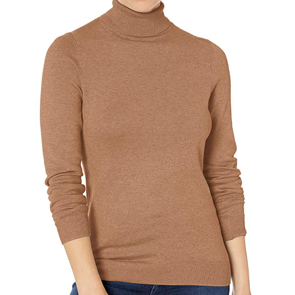 2024 women sweater design fashion spring soft High collar knit sweater for women 2024 women sweater design fashion spring soft High collar knit sweater for women