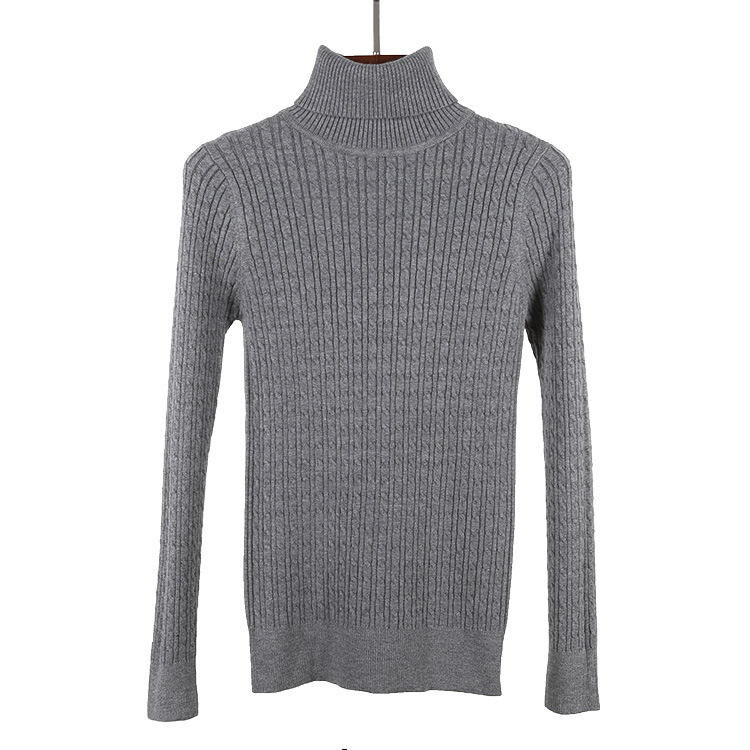 2024 Cheap Hot Sale Fashion High Neck Sexy Woman Hollwo Out Girls Woman Sweater for Wholesale