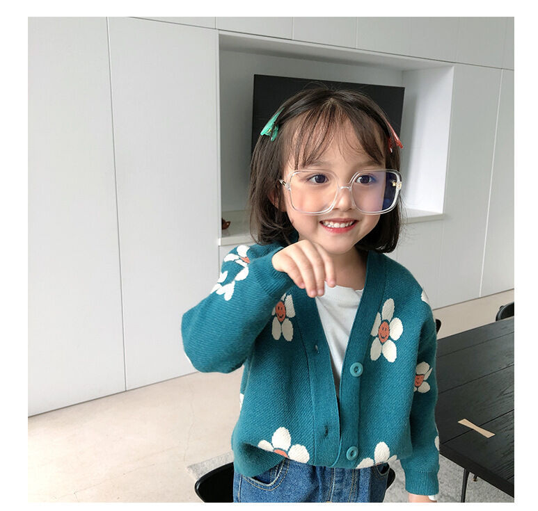 Wholesale New Korean Children'S Clothing Embroidery Cartoon Style Pullover Children Knit Sweater