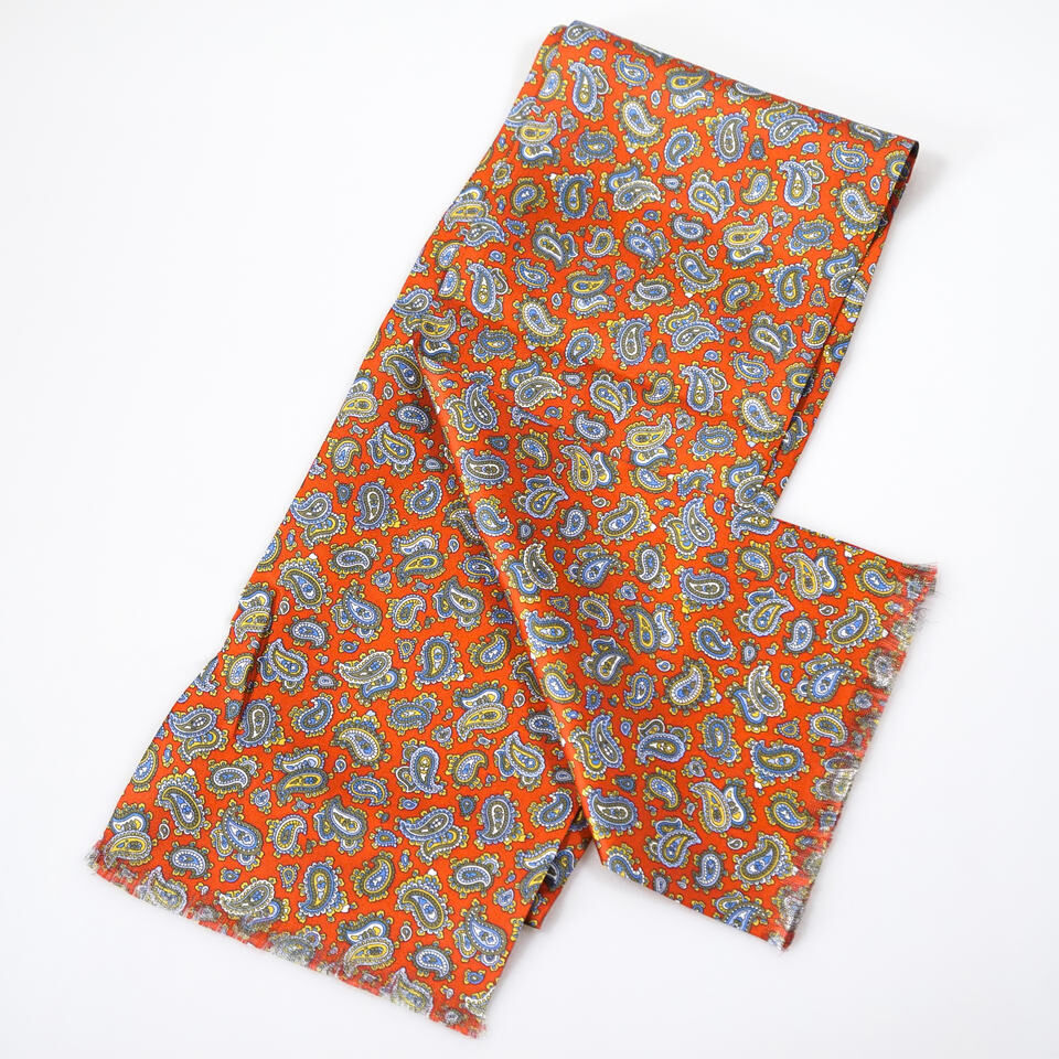 Custom/Wholesale Fashion Men's Digital 100% Silk Print Scarves
