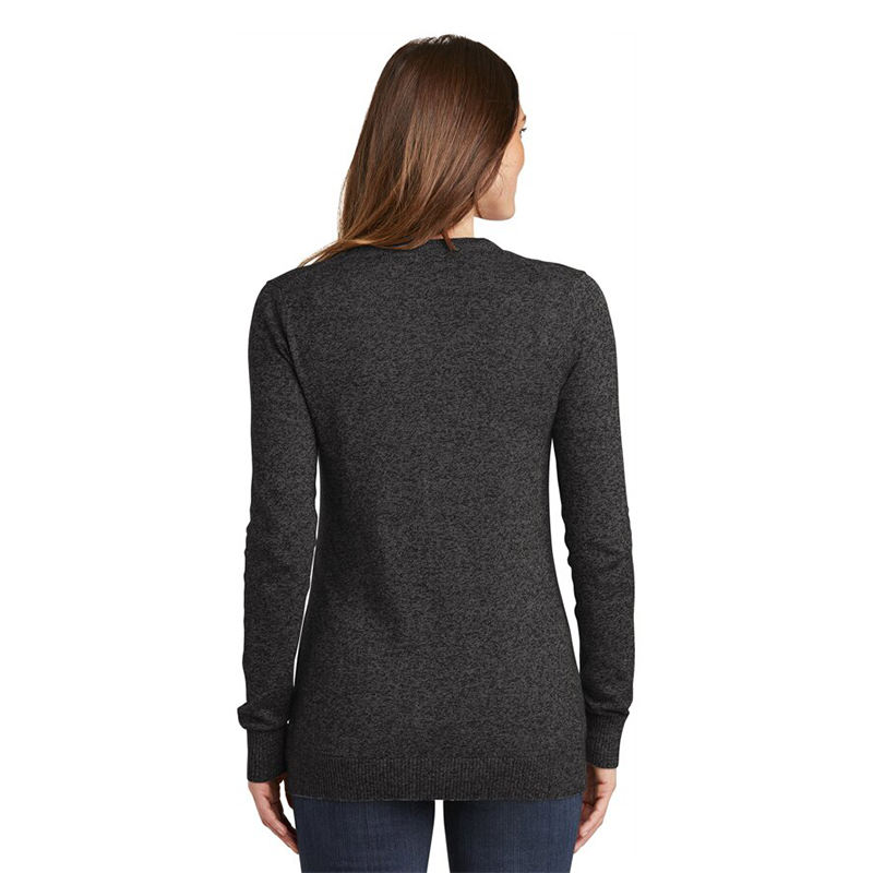 Custom Logo Office Lady Employee Uniform Sweater Women Knitted Uniform Sweater Cardigan