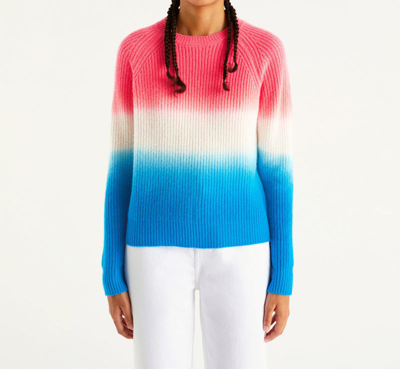 2024 Custom Fashion Design Women Knit Pullover Sweater Ladies' Casual Wool/Cashmere Printed Sweaters Dresses