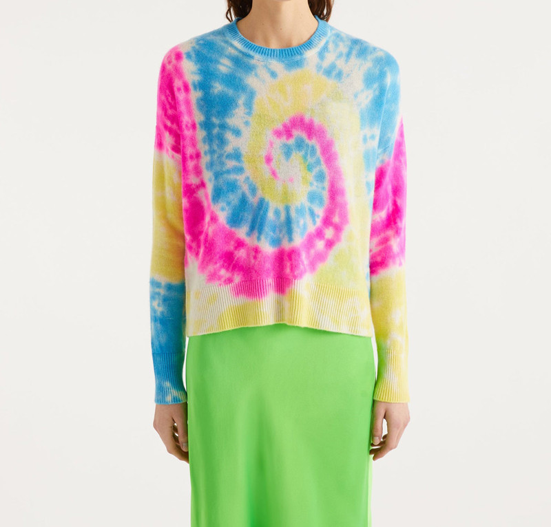 2024 Fashion Custom Pattern Women's Printed Sweaters Ladies' Casual Wool Printed Sweaters Dresses