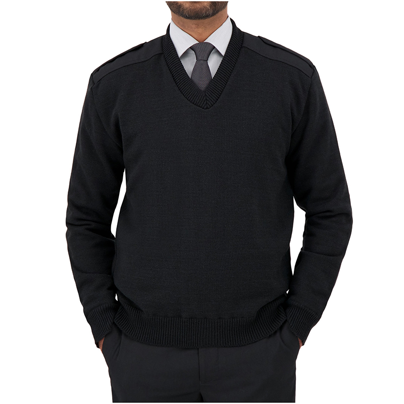 Personalized Bank Employee Office Business Working Uniform Unisex Knitted Pullover Bank Uniform Sweater