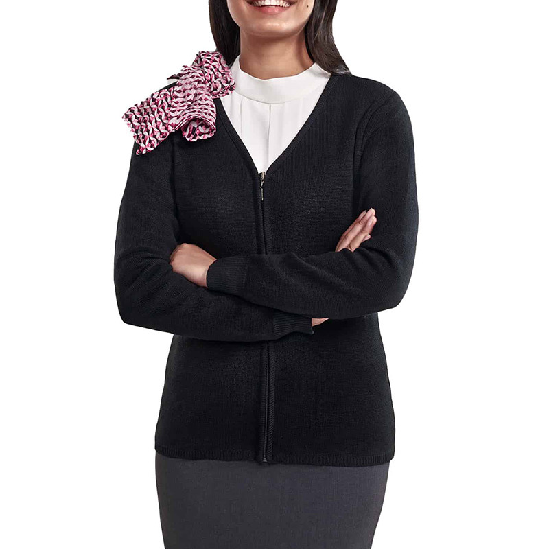 Custom Fashion Girls' Airhostess STEWARDESS Uniform Women's Aviation Employee Airline Company Uniform Sweater