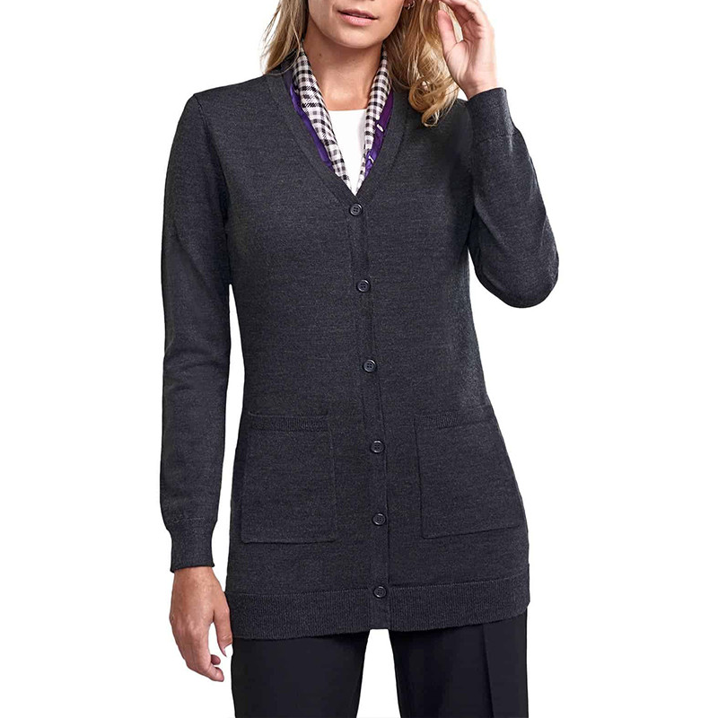 Medium style Airline Company Hotel Bank Office Employee White-collar Worker Uniform Women's Other Uniform Sweater Cardigan