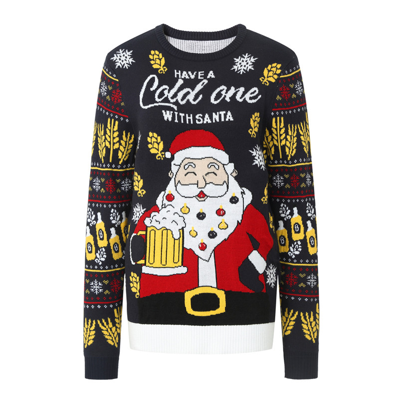 2024 Hot Sales Christmas Sweater in Europe and America Custom Family Knit Ugly Christmas Sweater for Adult