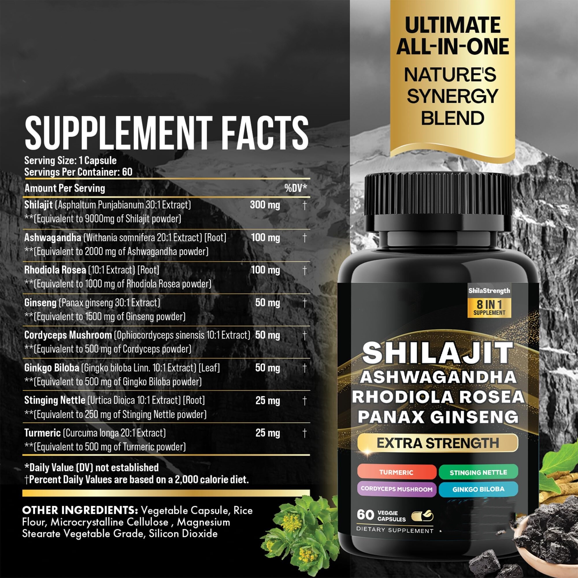 Shil Ajit  Himalayan Mineral Ginseng Capsules