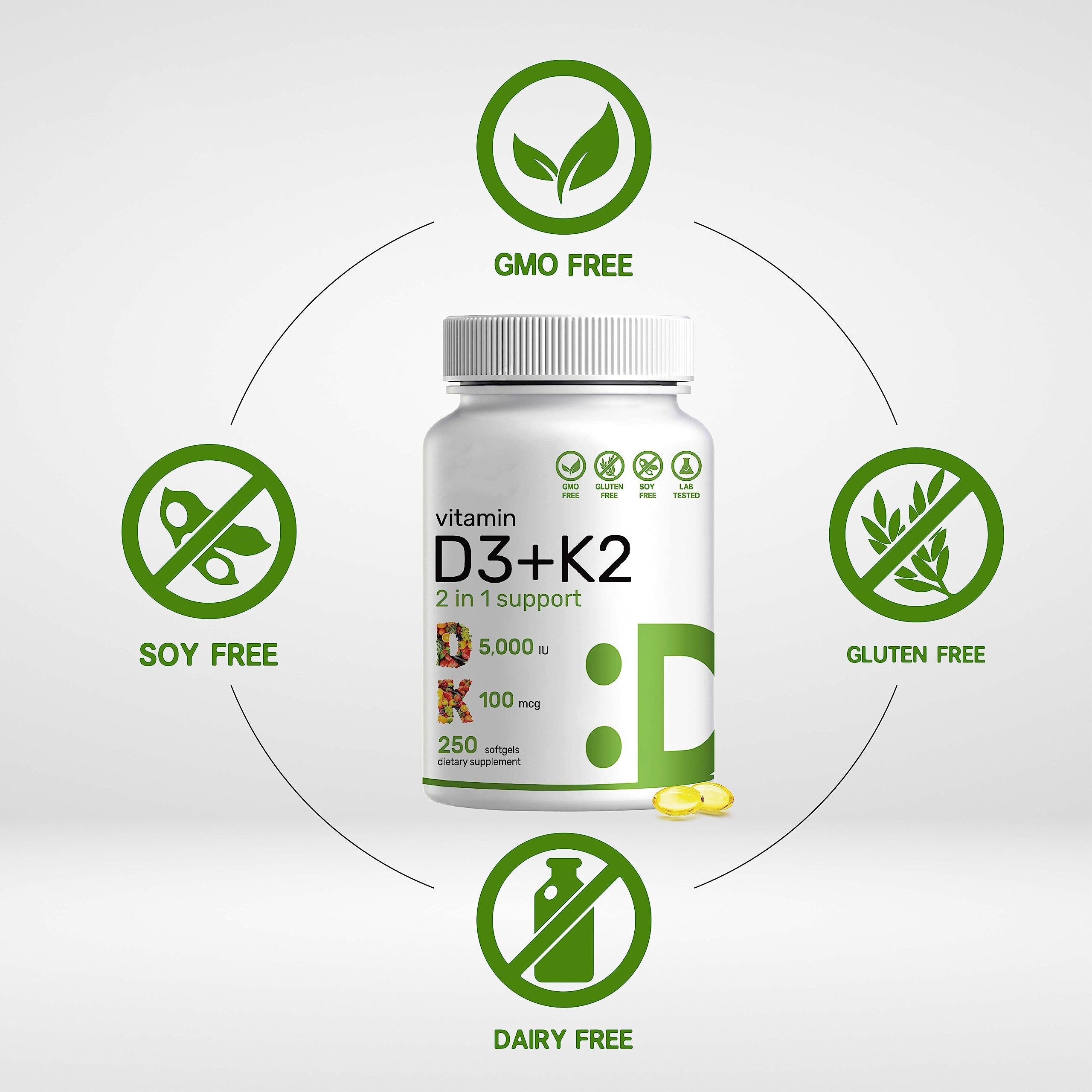 Vitamin Liposomal D3+K2 Capsules
