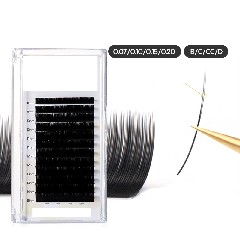 0.12 Flat Lashes - 12Rows 0.12 Flat Lashes - 12Rows
