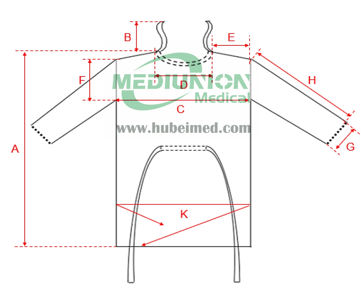 PP isolation gown