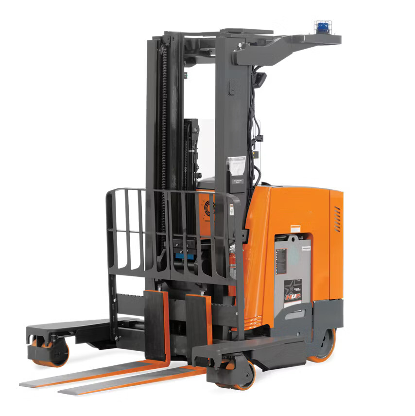 Multi-directional reach trucks