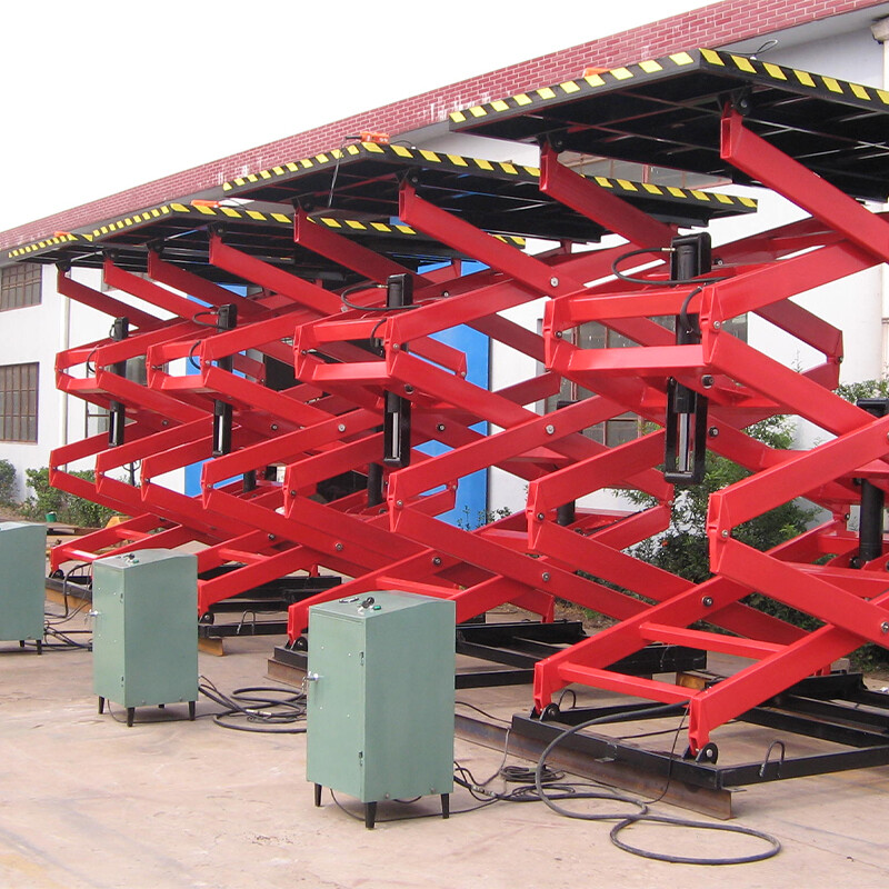 Fixed hydraulic lifting platform