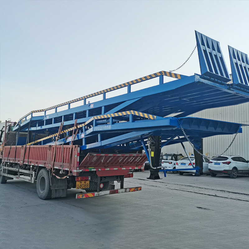 Mobile hydraulic ramp