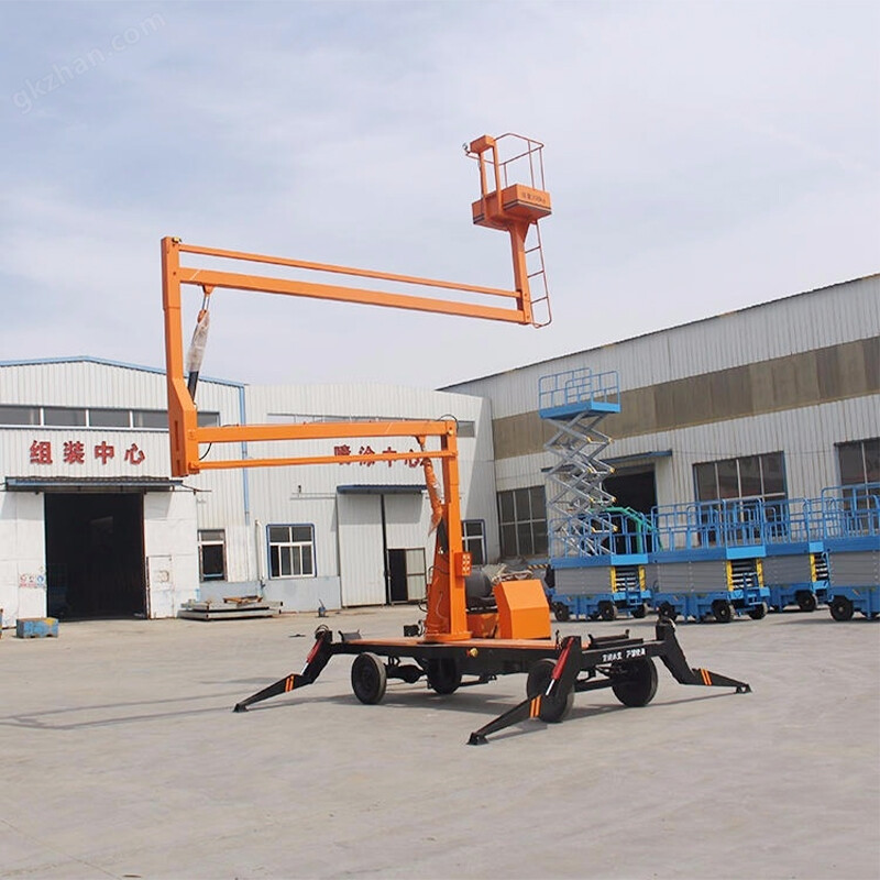 Electric articulated boom lift