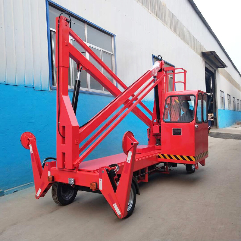Electric articulated boom lift