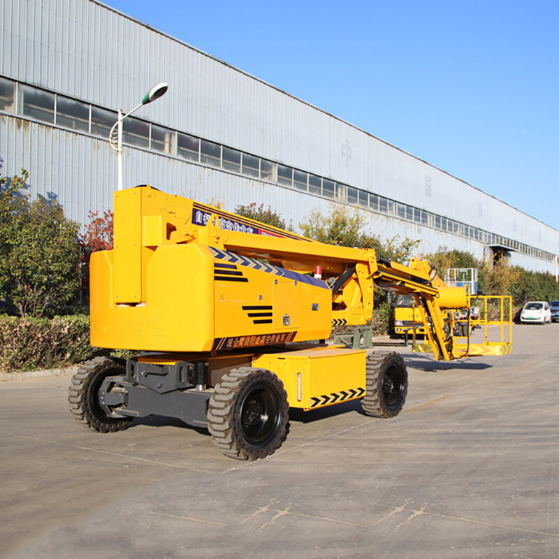 Automatic articulated boom lift