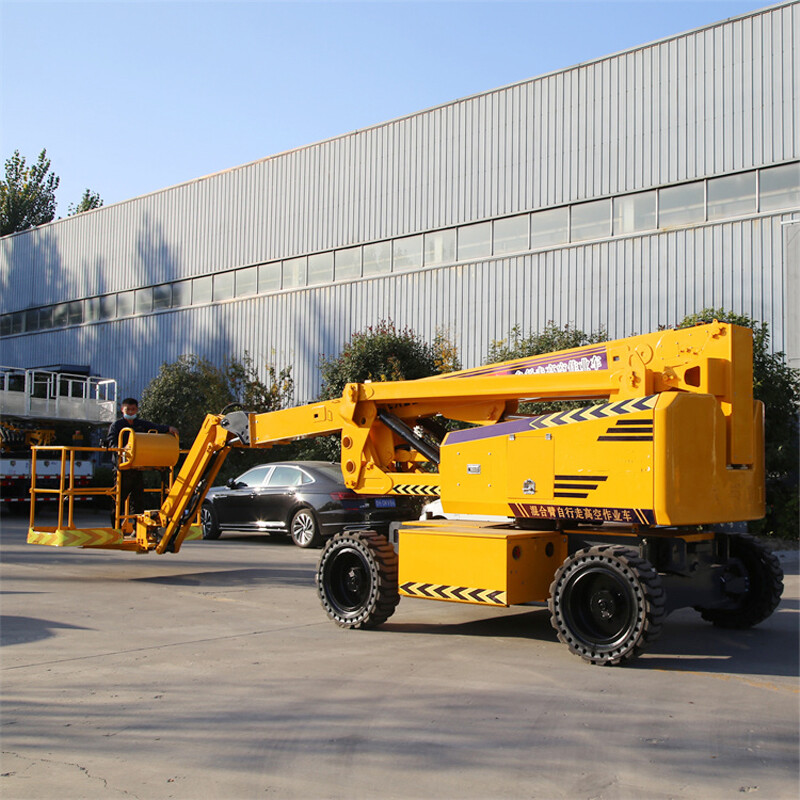 Automatic articulated boom lift