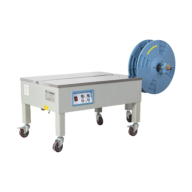 Semi-automatic strapping machine