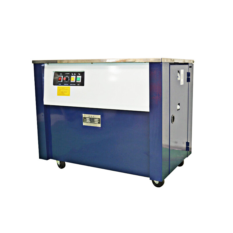 High platform semi-automatic baling machine