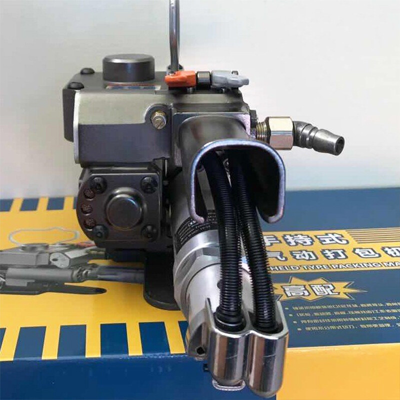 Portable pneumatic baler