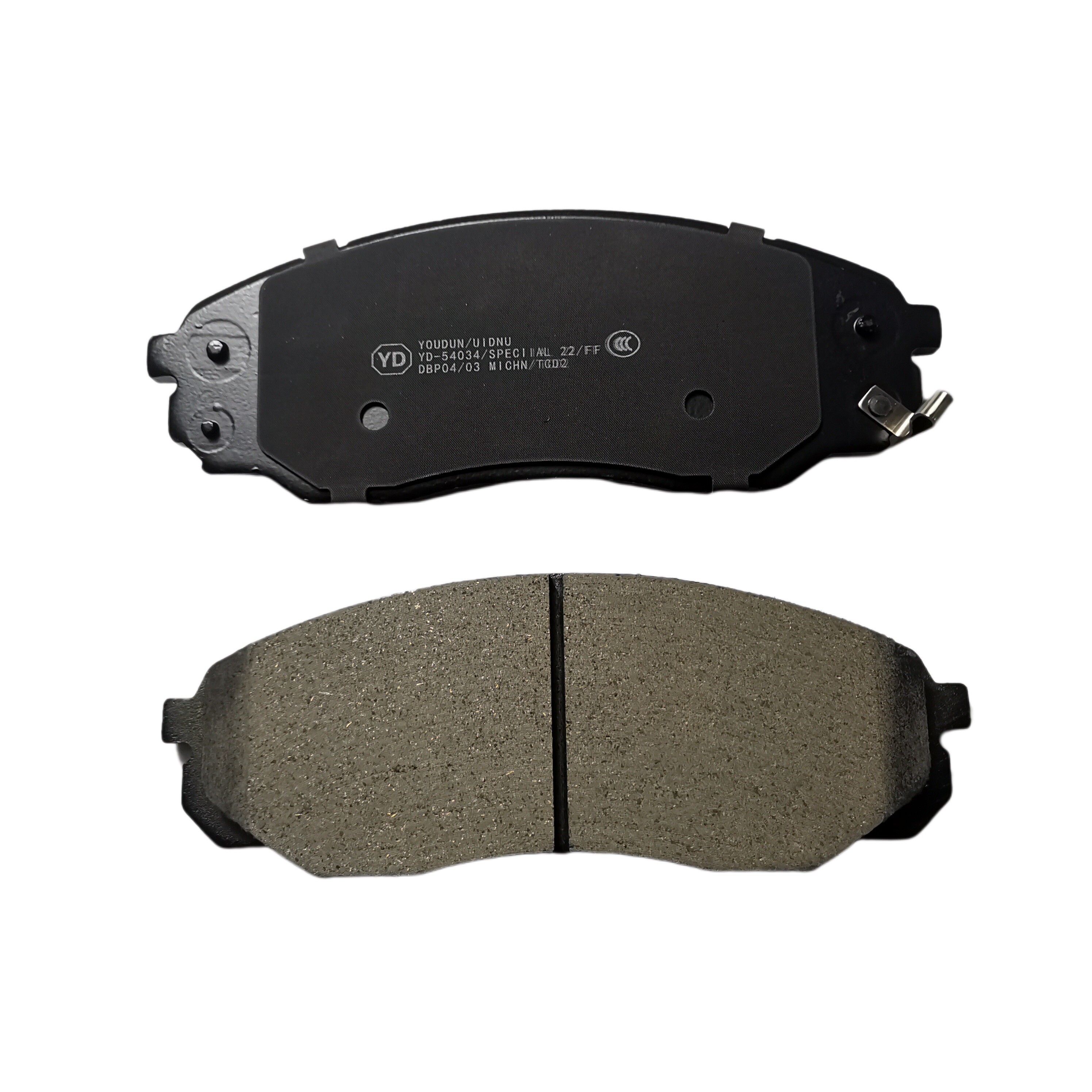 YD-54034 UIDNU PC201053-0301 front brake pads for CHANGAN Hunter F70 2021-