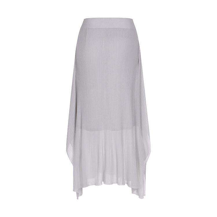 knit silk skirt 01