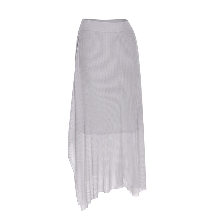 knit silk skirt 01