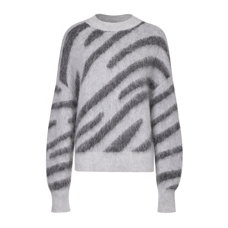 Women Wool Mohair Sweater 43