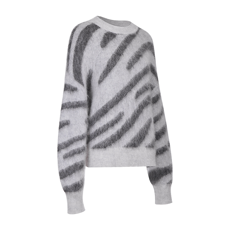 Women Wool Mohair Sweater 43