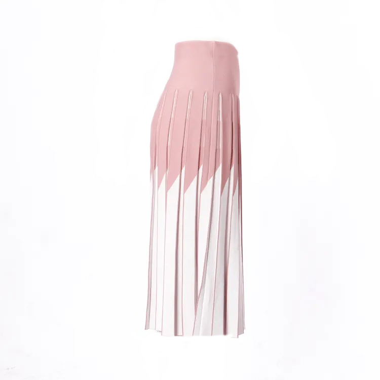 Women Knit Pleated Skirt 3