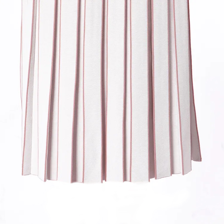 Women Knit Pleated Skirt 3
