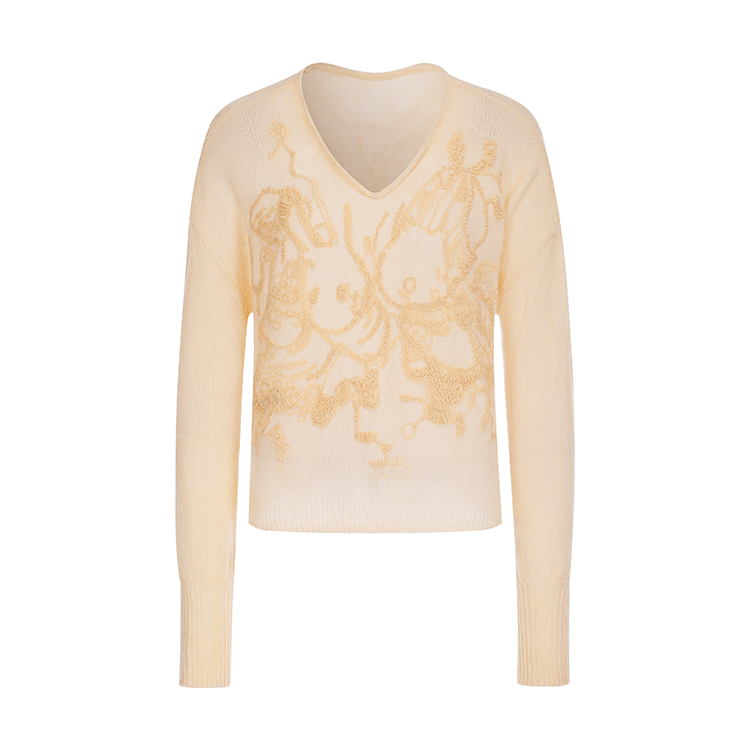 Women Mohair Sweater 128