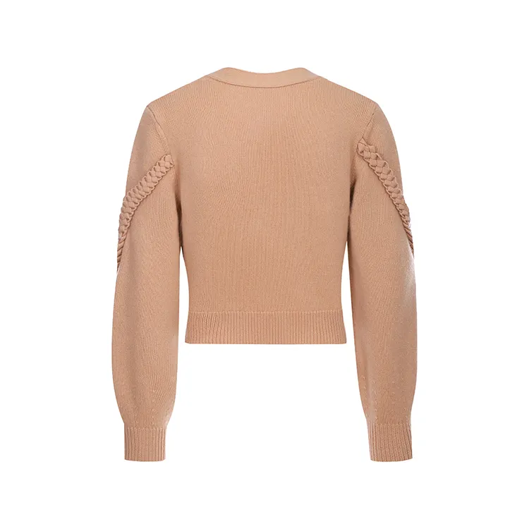 Women Wool Cashmere Cardigan 163