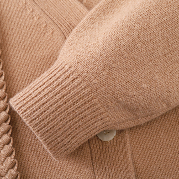 Women Wool Cashmere Cardigan 163