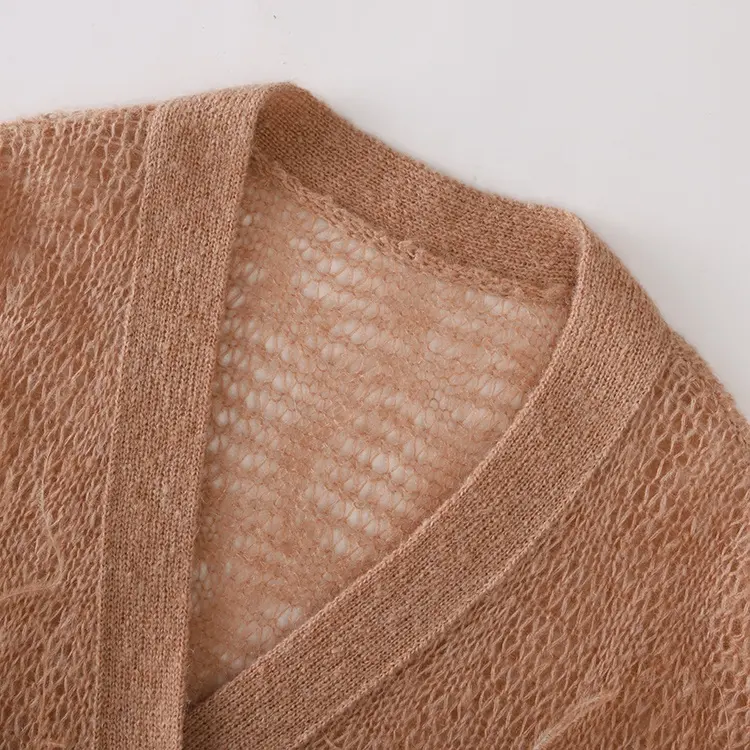 Women Wool Mohair Cardigan 169