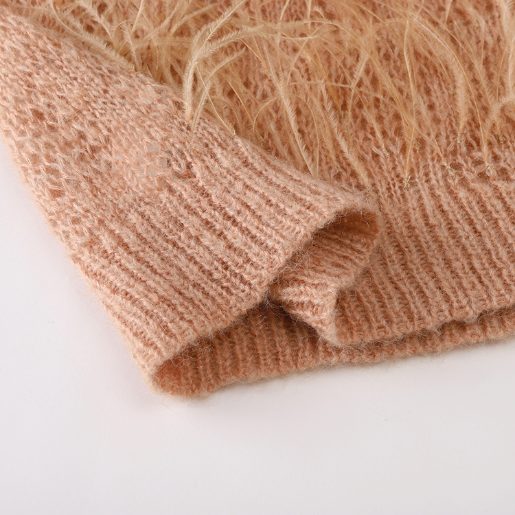 Women Wool Mohair Cardigan 169