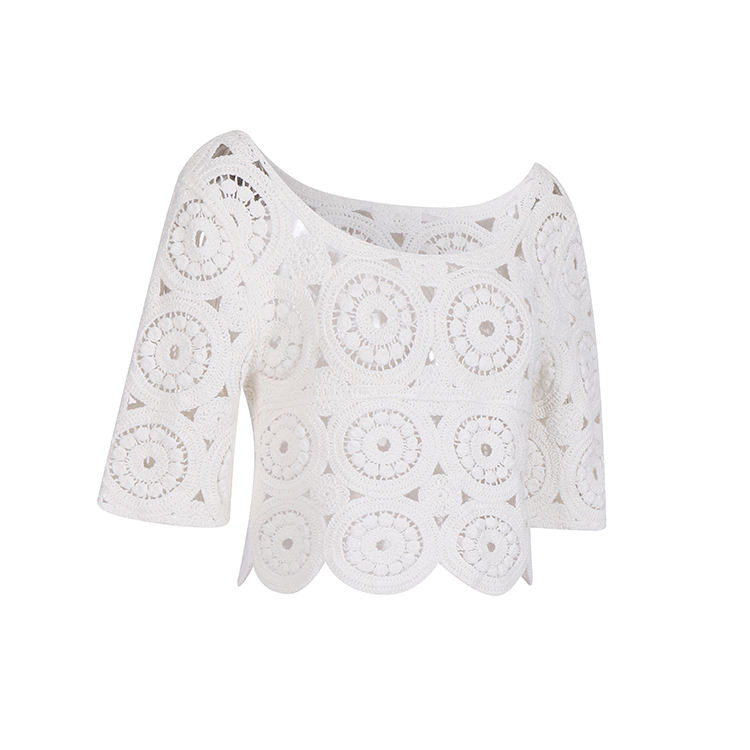 Women crochet sweater 525