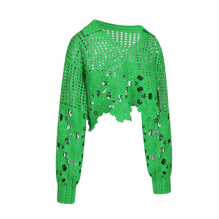 Women crochet sweater 526