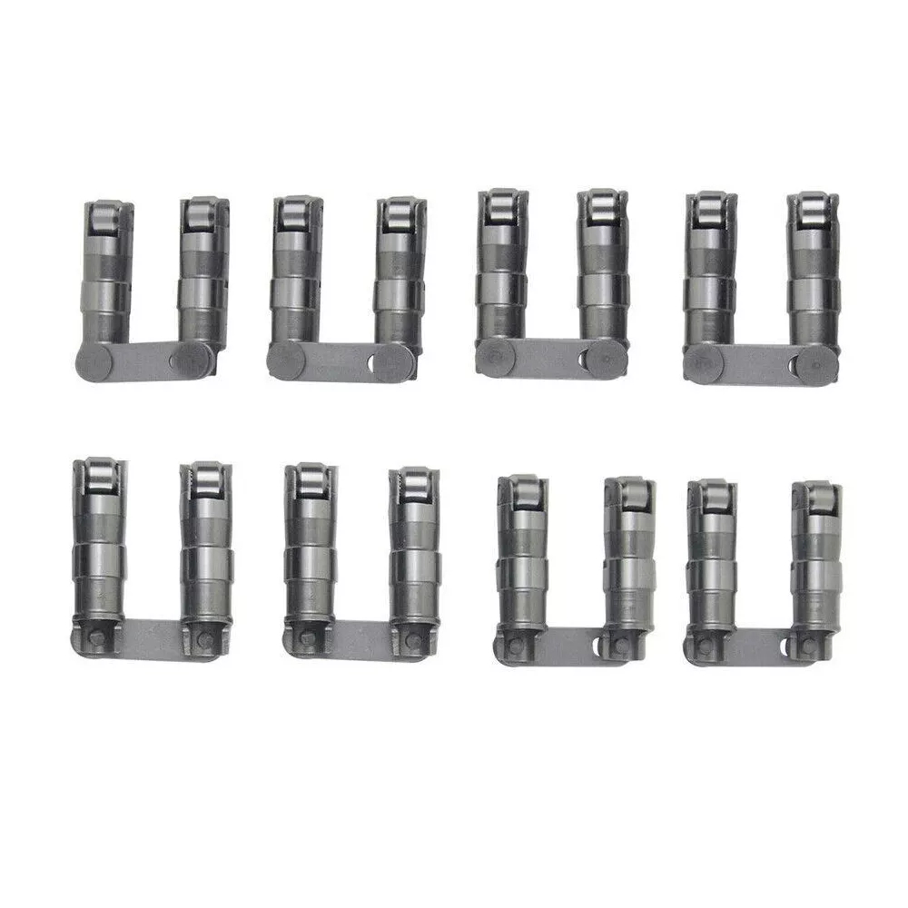 16 Pcs Hydraulic Roller Lifters Bar Small Block For Chevy SBC 350 265 - 400 V8