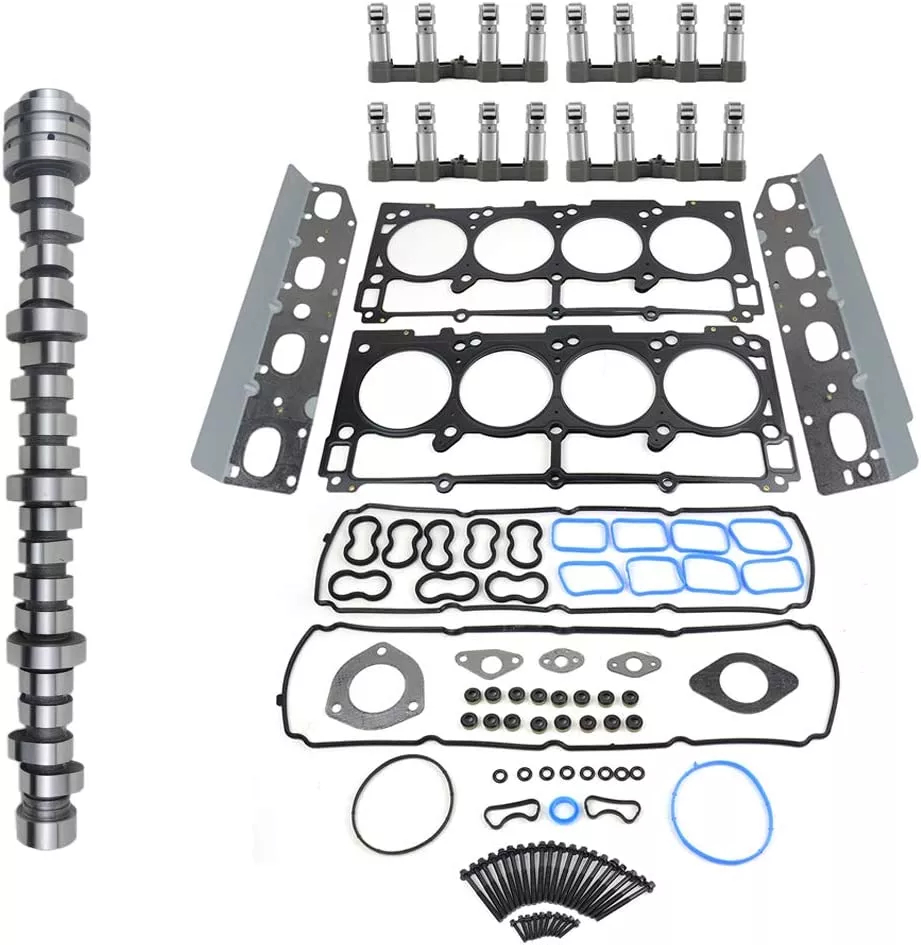 NON MDS Lifter Camshaft Kit Replacement for Chrysler 300 Jeep Grand Cherokee Dodge Charger Challenger 5.7L HEMI 2009-2018 Part# 5038784AD 5038686AA 53022372AA