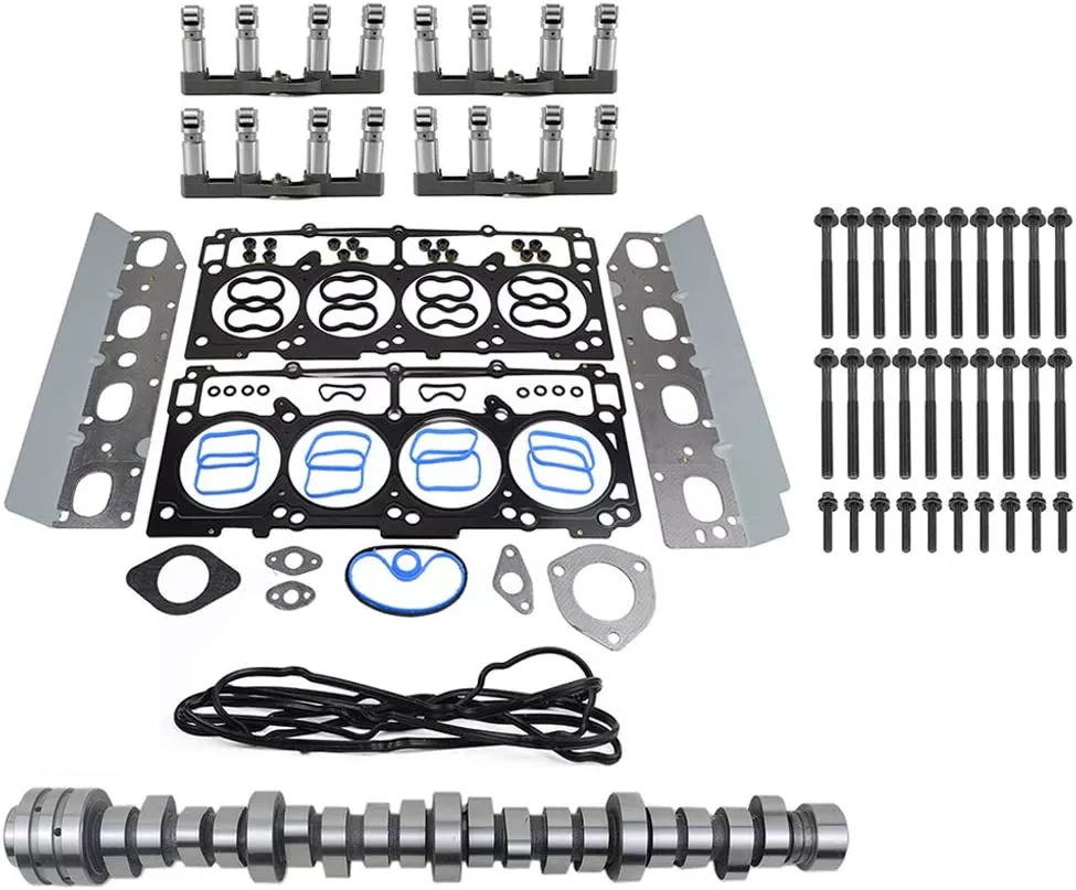 NON MDS Lifter Camshaft Kit Replacement for Chrysler 300 Jeep Grand Cherokee Dodge Charger Challenger 5.7L HEMI 2009-2018 Part# 5038784AD 5038686AA 53022372AA