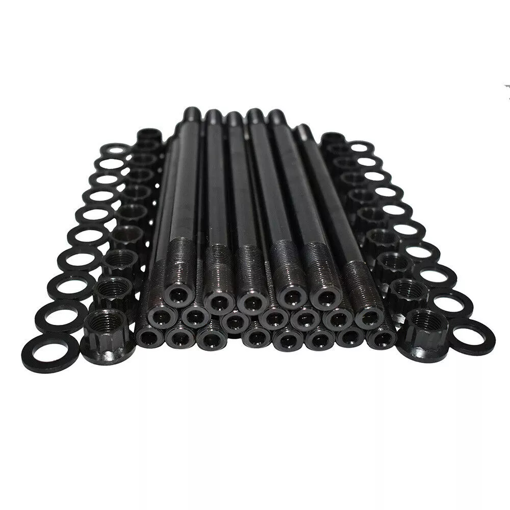 For 03-07 Ford 6.0L 18mm 6.0L Ford Powerstroke Head Stud Kit Head Gaskets