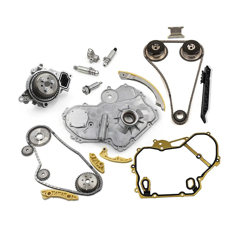 Timing Chain Kit VCT Selenoid Actuator Gear Cover Gasket Fit GM Ecotec 2.2L 2.4L 2009-2017