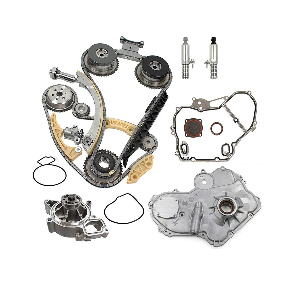 Timing Chain Kit VCT Selenoid Actuator Gear Cover Gasket Fit GM Ecotec 2.2L 2.4L 2009-2017
