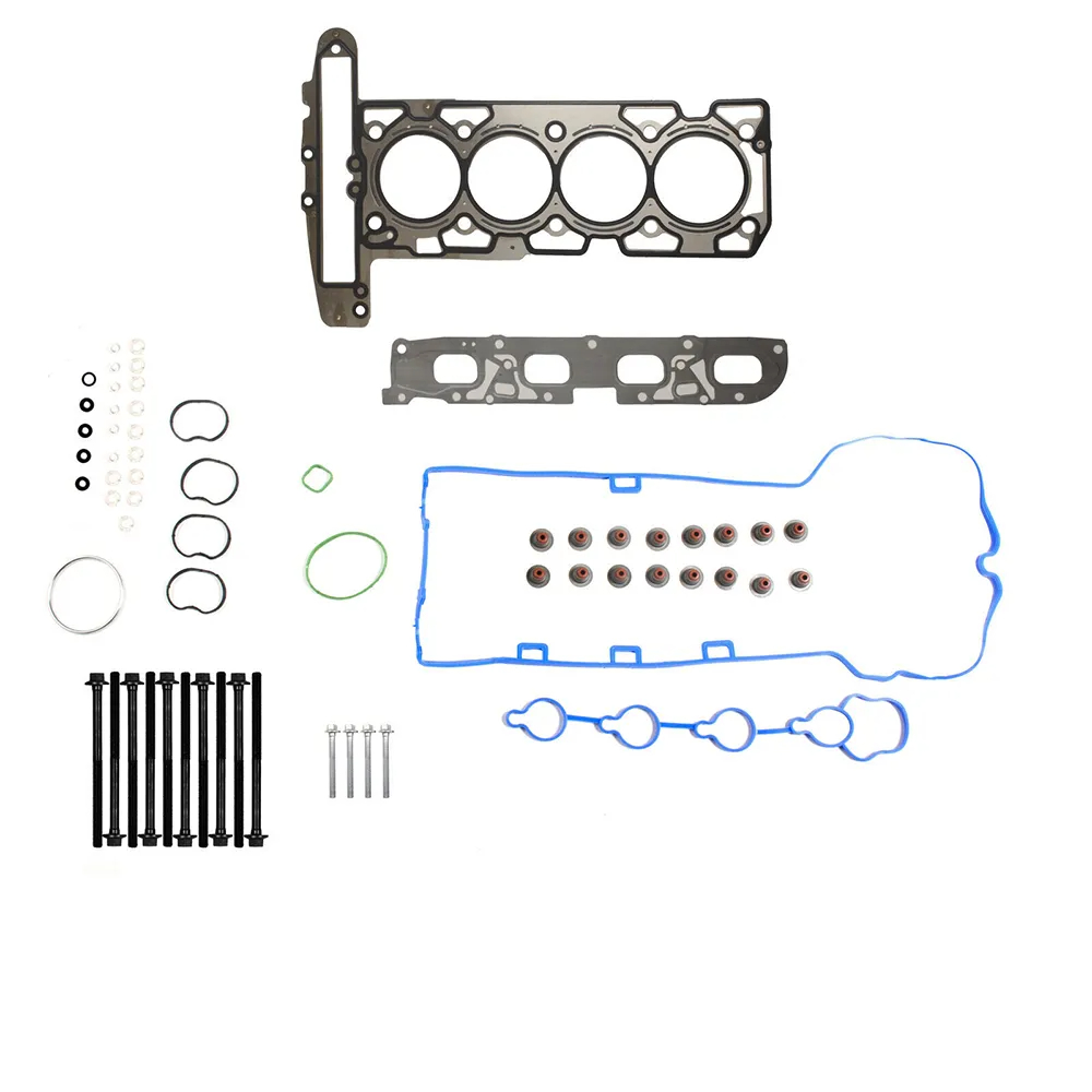 Fit GM 2.4L Ecotec Engine Cylinder Head Gasket Set + Bolts Kit LAF LEA LUK 10-17